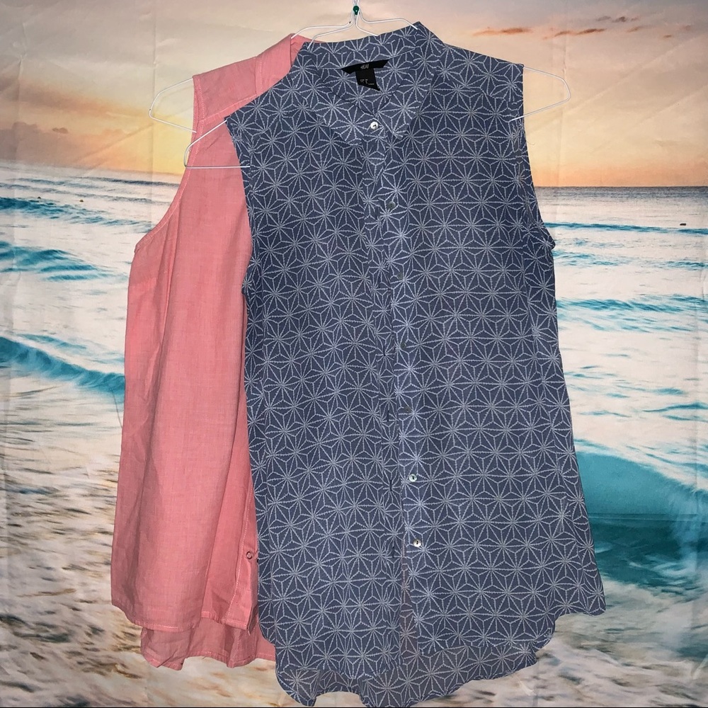Women’s Sleeveless Blouse Combo